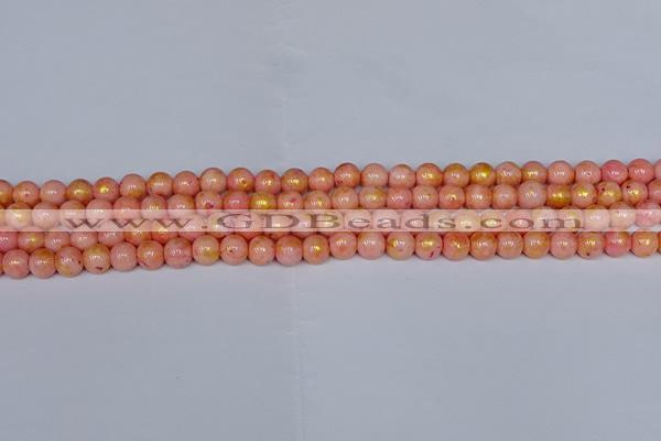 CMJ910 15.5 inches 4mm round Mashan jade beads wholesale