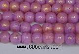 CMJ920 15.5 inches 4mm round Mashan jade beads wholesale