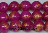 CMJ927 15.5 inches 8mm round Mashan jade beads wholesale