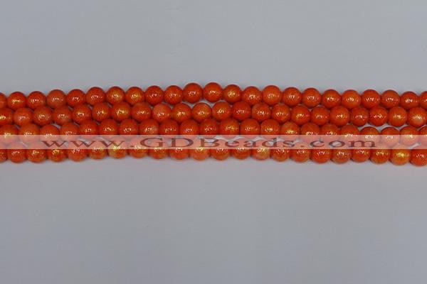 CMJ930 15.5 inches 4mm round Mashan jade beads wholesale