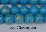 CMJ951 15.5 inches 6mm round Mashan jade beads wholesale