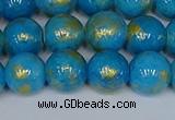 CMJ952 15.5 inches 8mm round Mashan jade beads wholesale