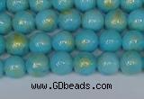 CMJ965 15.5 inches 4mm round Mashan jade beads wholesale