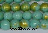 CMJ971 15.5 inches 6mm round Mashan jade beads wholesale