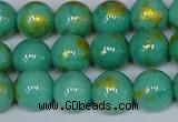 CMJ972 15.5 inches 8mm round Mashan jade beads wholesale