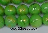 CMJ977 15.5 inches 8mm round Mashan jade beads wholesale