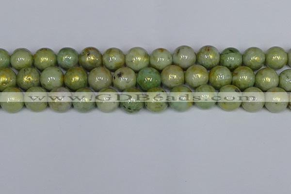 CMJ984 15.5 inches 12mm round Mashan jade beads wholesale