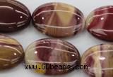 CMK143 15.5 inches 22*30mm oval mookaite beads wholesale