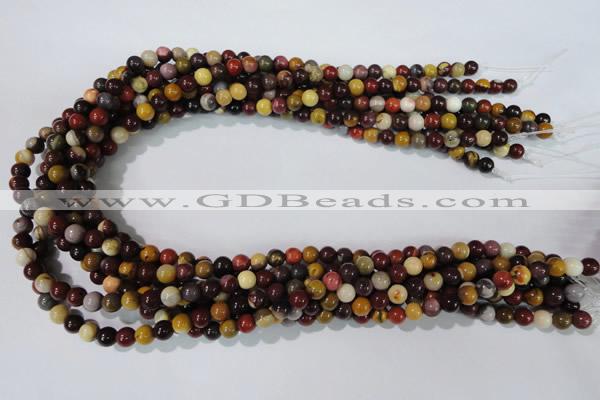 CMK202 15.5 inches 6mm round mookaite gemstone beads wholesale