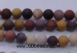 CMK291 15.5 inches 6mm round matte mookaite beads wholesale