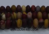 CMK300 15.5 inches 4*6mm rondelle matte mookaite beads wholesale