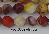 CMK325 15.5 inches 8mm faceted nuggets mookaite gemstone beads