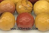 CMK362 15 inches 10mm faceted round mookaite beads wholesale