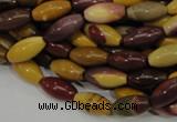 CMK65 15.5 inches 8*16mm rice mookaite gemstone beads wholesale