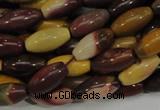 CMK66 15.5 inches 10*20mm rice mookaite gemstone beads wholesale