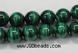 CMN154 AA grade 14mm round natural malachite beads Wholesale