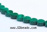 CMN18 A grade 3*6mm heart natural malachite beads Wholesale