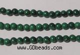 CMN200 15.5 inches 2mm round natural malachite beads wholesale