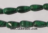 CMN230 15.5 inches 7*15mm faceted teardrop natural malachite beads