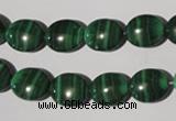 CMN271 15.5 inches 10*12mm oval natural malachite beads wholesale