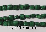 CMN291 15.5 inches 6*6mm square natural malachite beads wholesale