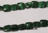 CMN292 15.5 inches 8*8mm square natural malachite beads wholesale