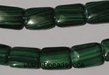 CMN315 15.5 inches 12*16mm rectangle natural malachite beads wholesale