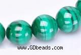 CMN39 AB grade 8mm round natural malachite beads Wholesale