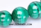 CMN41 AB grade 12mm round natural malachite beads Wholesale