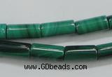 CMN410 15.5 inches 4*9mm tube natural malachite beads wholesale