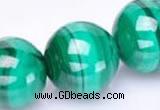 CMN42 AB grade 14mm round natural malachite beads Wholesale