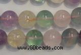 CMQ214 15.5 inches 12mm round multicolor quartz gemstone beads