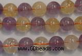 CMQ217 15.5 inches 10mm round multicolor quartz gemstone beads