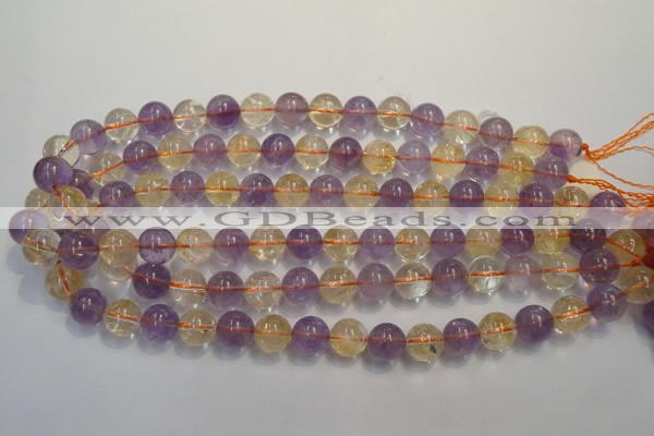 CMQ218 15.5 inches 12mm round multicolor quartz gemstone beads