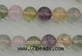 CMQ303 15.5 inches 10mm round multicolor quartz gemstone beads