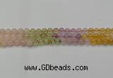 CMQ322 15.5 inches 8mm round mixed quartz beads wholesale