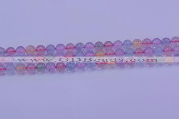 CMQ332 15.5 inches 8mm round colorful quartz beads wholesale