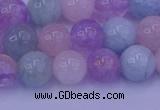 CMQ352 15.5 inches 8mm round mixed quartz beads wholesale