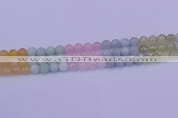 CMQ362 15.5 inches 8mm round rainbow quartz beads wholesale