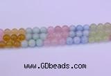 CMQ363 15.5 inches 10mm round rainbow quartz beads wholesale