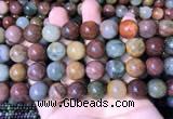 CMQ445 15.5 inches 14mm round mixed rutilated quartz beads