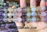 CMQ453 15.5 inches 12mm round rainbow quartz beads wholesale