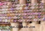 CMQ530 15.5 inches 6mm faceted round colorfull quartz beads