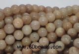 CMS02 15.5 inches 6mm round moonstone gemstone beads wholesale