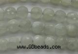 CMS1055 15.5 inches 6mm faceted round grey moonstone beads wholesale