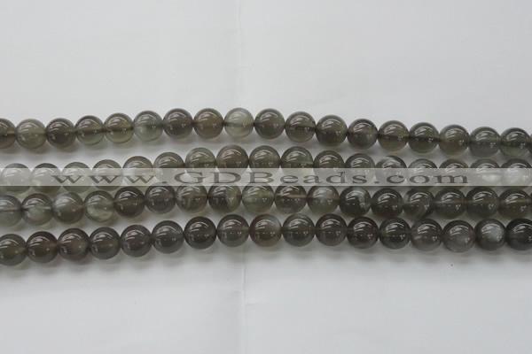 CMS1072 15.5 inches 8mm round grey moonstone beads wholesale