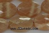 CMS1108 15.5 inches 15*20mm faceted oval moonstone gemstone beads