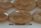 CMS1109 15.5 inches 18*25mm faceted oval moonstone gemstone beads