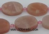 CMS1148 15.5 inches 15*22mm oval moonstone gemstone beads