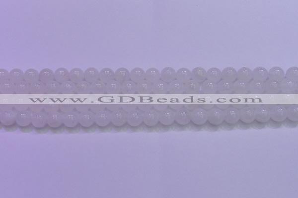 CMS1253 15.5 inches 10mm round natural white moonstone beads